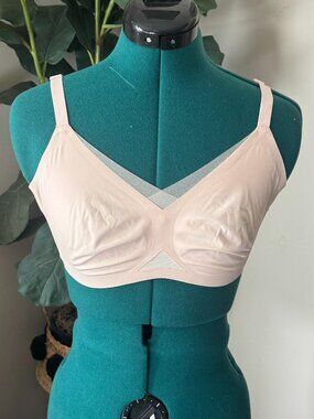 Honeylove Women's Liftwear Crossover Bra 2-Pack Black and Pink 36B/C